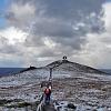 Approaching the Albatross monument